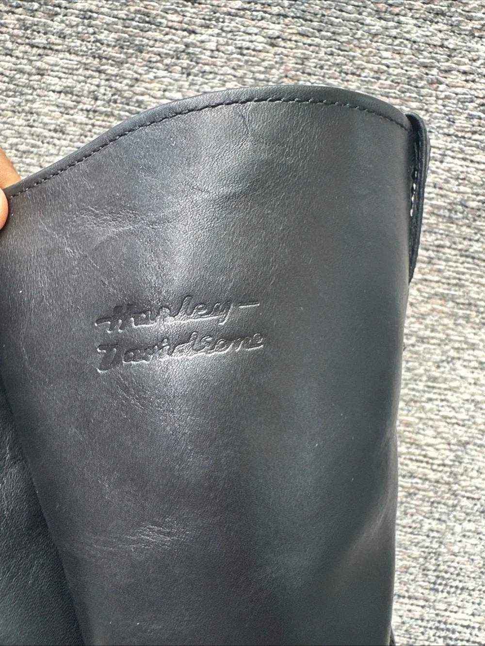 Harley Davidson Harness Hustin Black Leather Boots Mens 13, 95354 Riding Harness